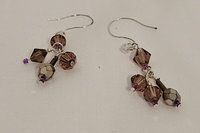 Plum Blossom Swarovski Earrings