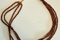 Shimmering Gold Stone 2n1 Necklace