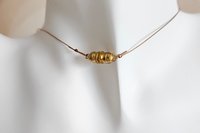 Magnetic Golden Pyrite Necklace