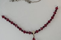 Scarlet Swarovski Elegance Necklace