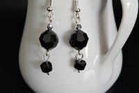 Eclipse Noir Jet Earings