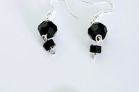 Eclipse Noir Jet Earings