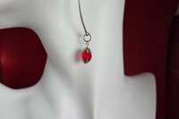 Crimson Swarovski Sterling Dangles