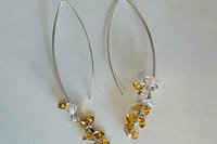 Marquise Swarovski Sparkle Hoop Earring