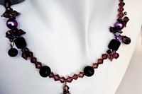 Austrian Amethyst Heart Necklace