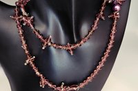 Austrian Amethyst Heart Necklace