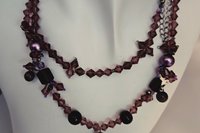 Austrian Amethyst Heart Necklace