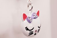 Kitty in Pink Earrings for Little or Big Girls