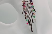 Asian Rainbow Paddles Earrings