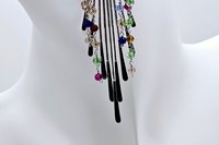 Asian Rainbow Paddles Earrings