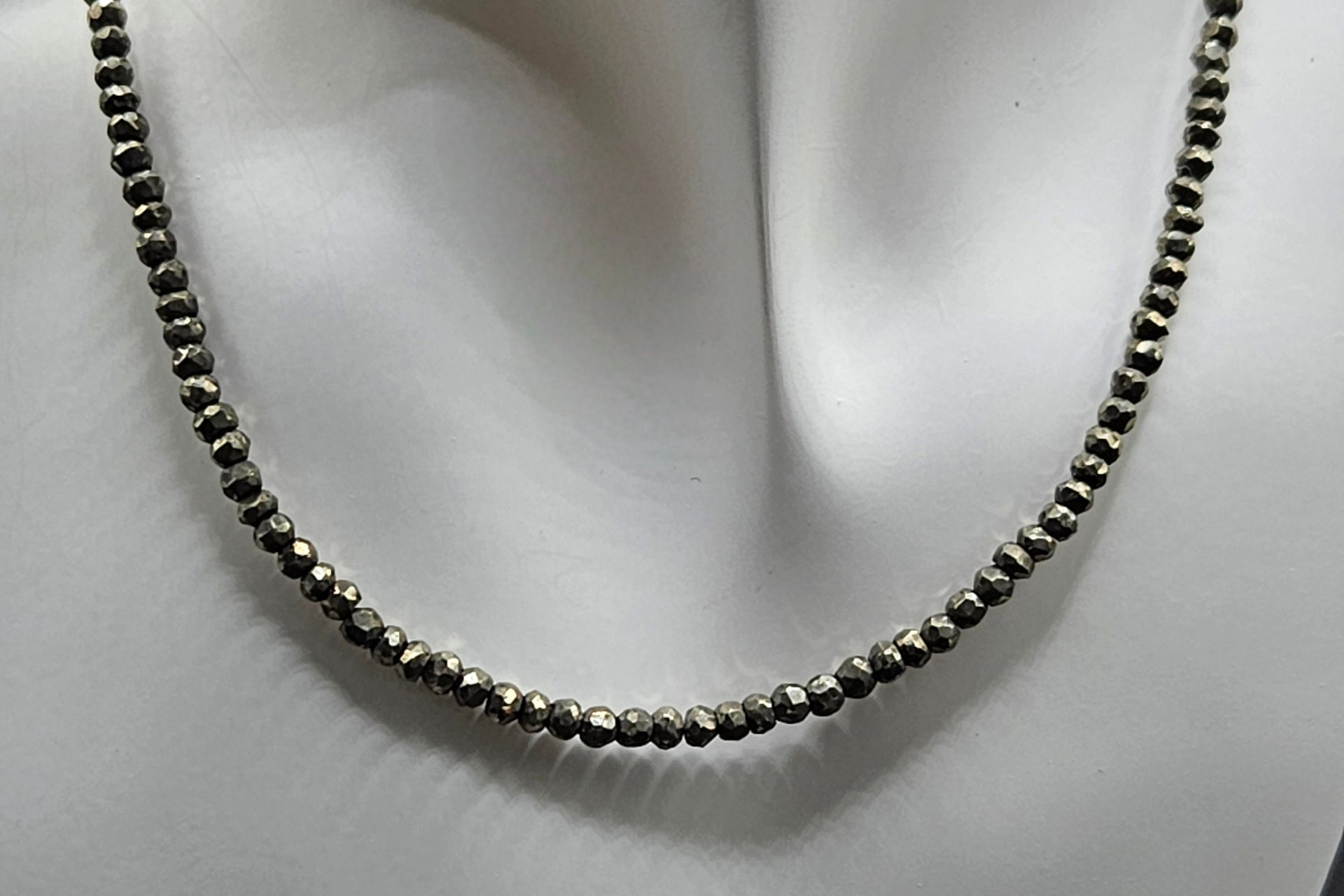 Magnetic Golden Pyrite Necklace