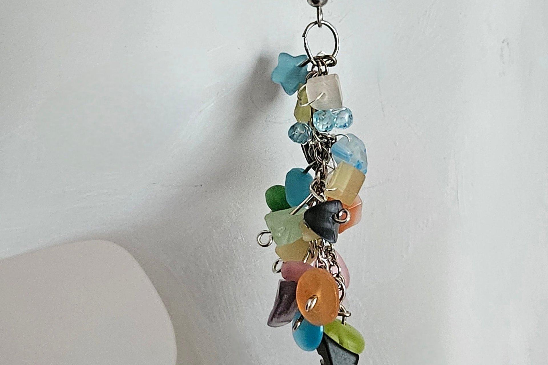 Kaleidoscope Gemstone Cluster Earrings