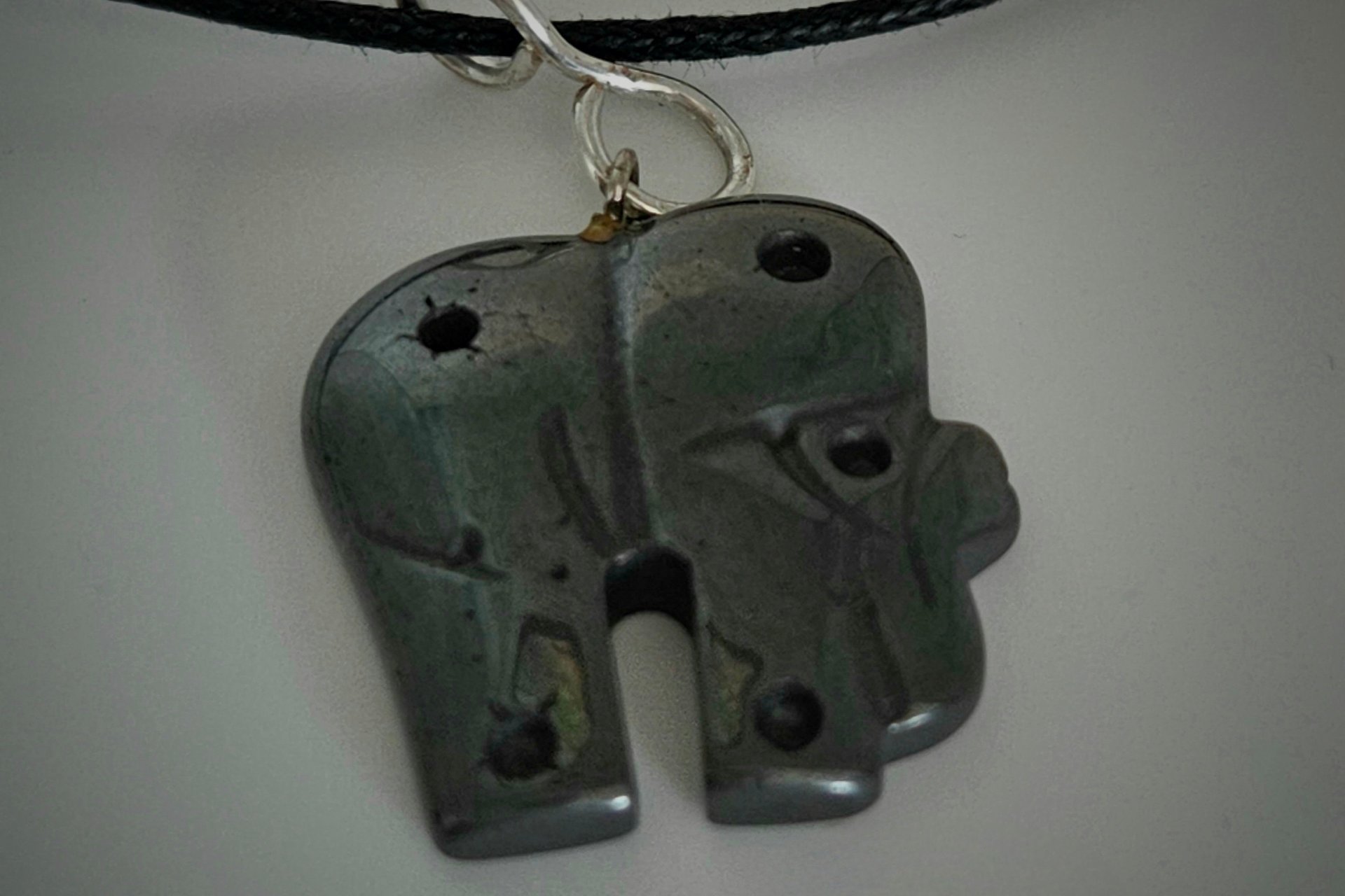 Hematite Elephant Choker/Necklace