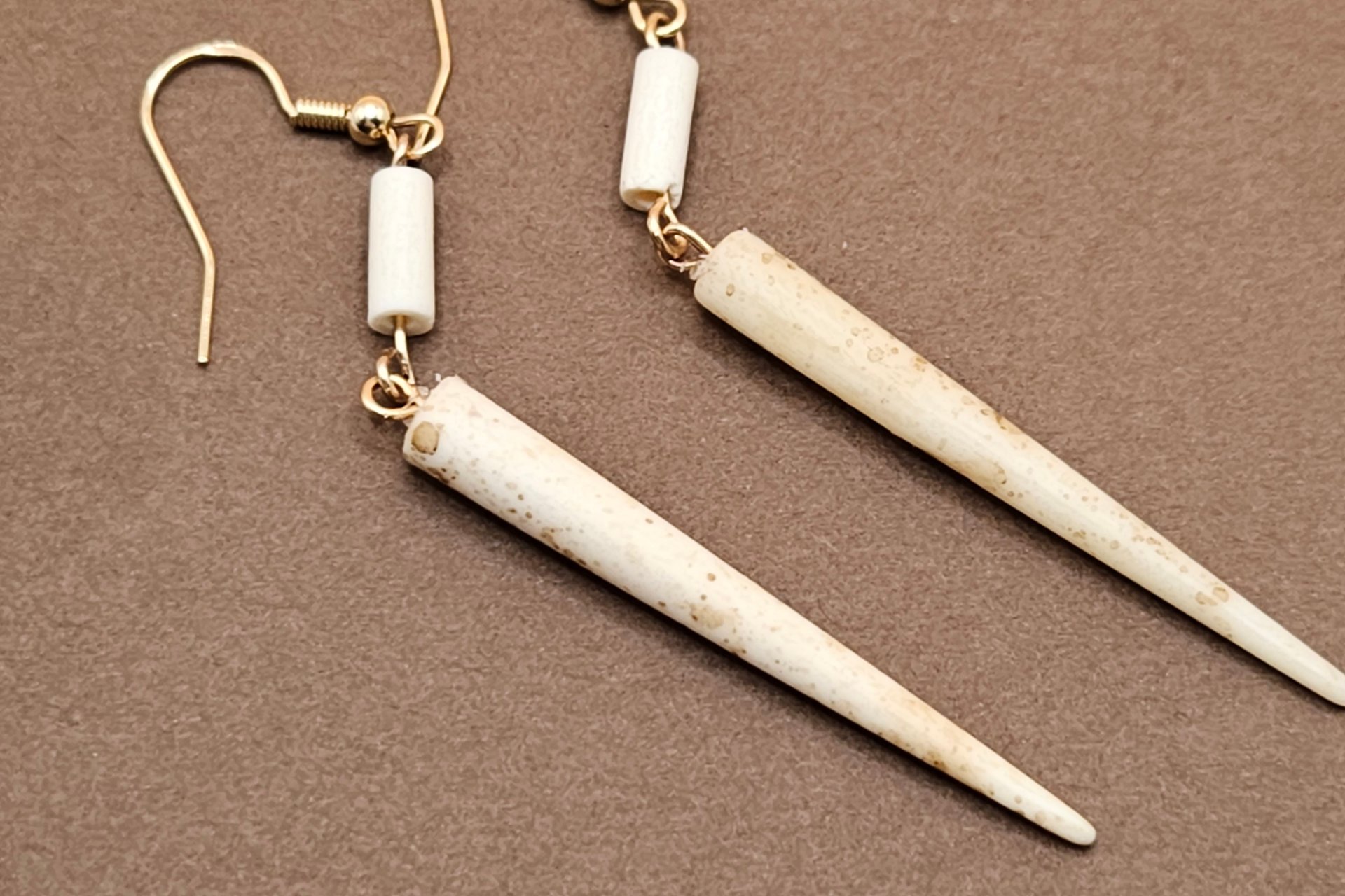 Primal Spike style Bone Earrings