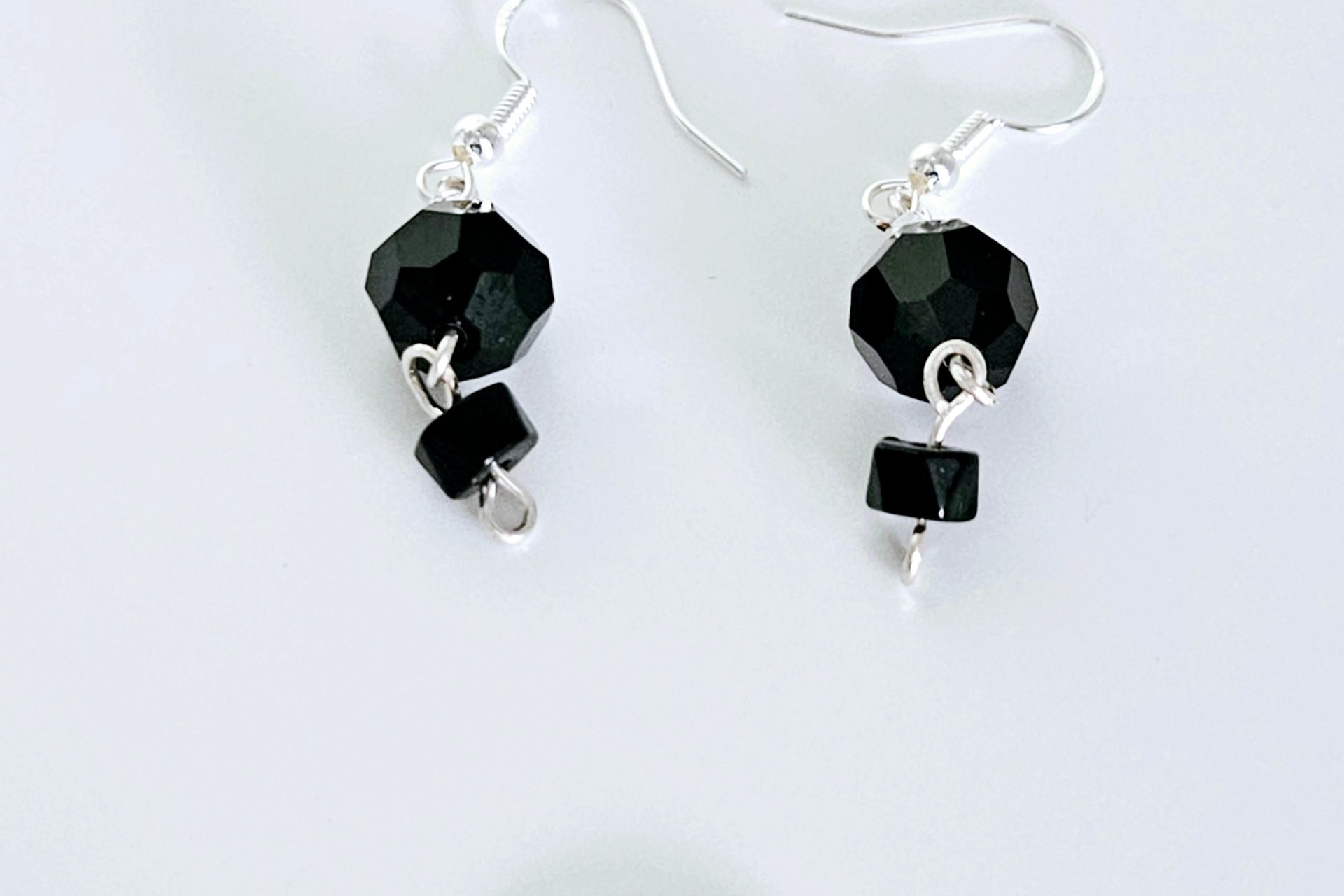 Eclipse Noir Jet Earings