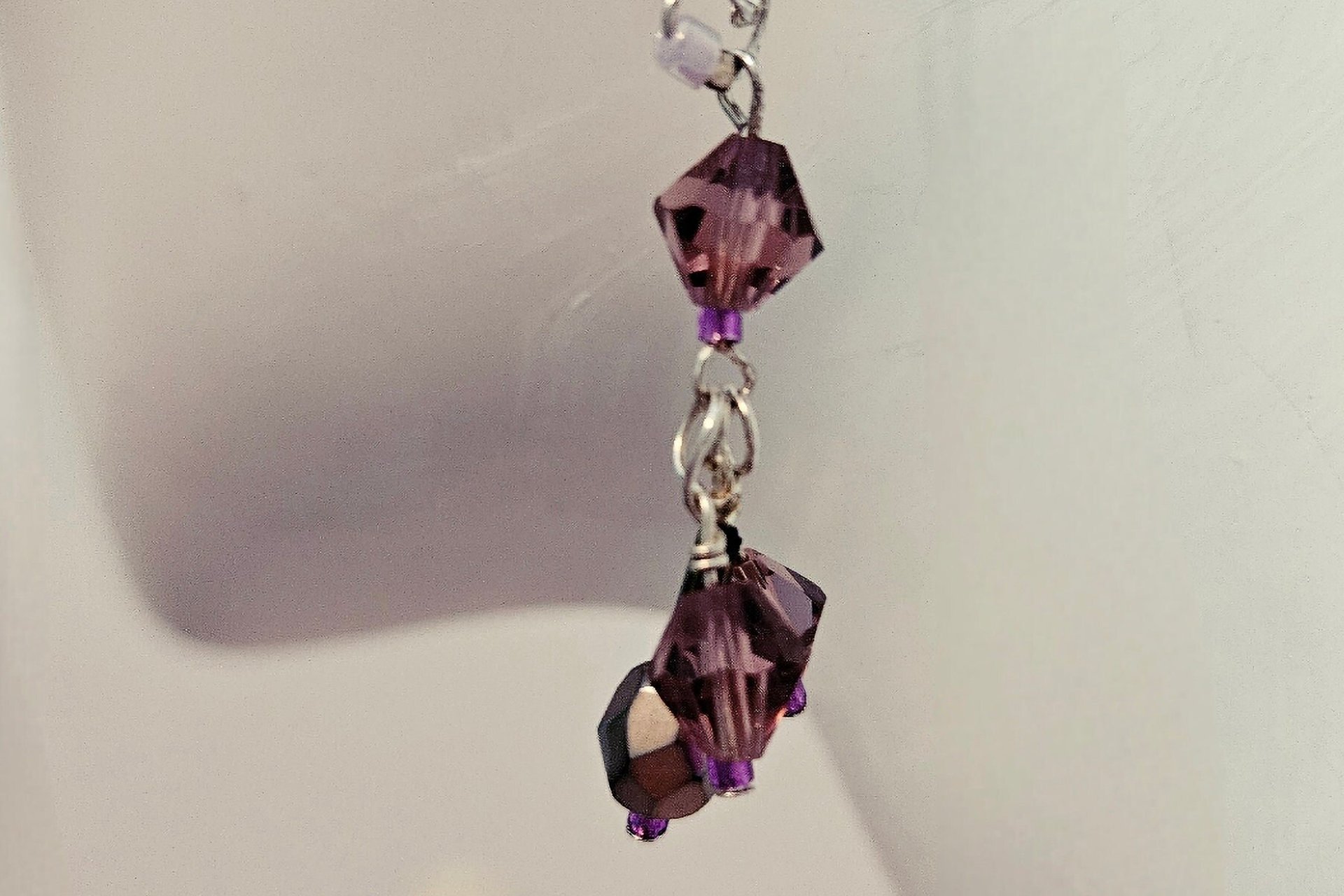 Plum Blossom Swarovski Earrings