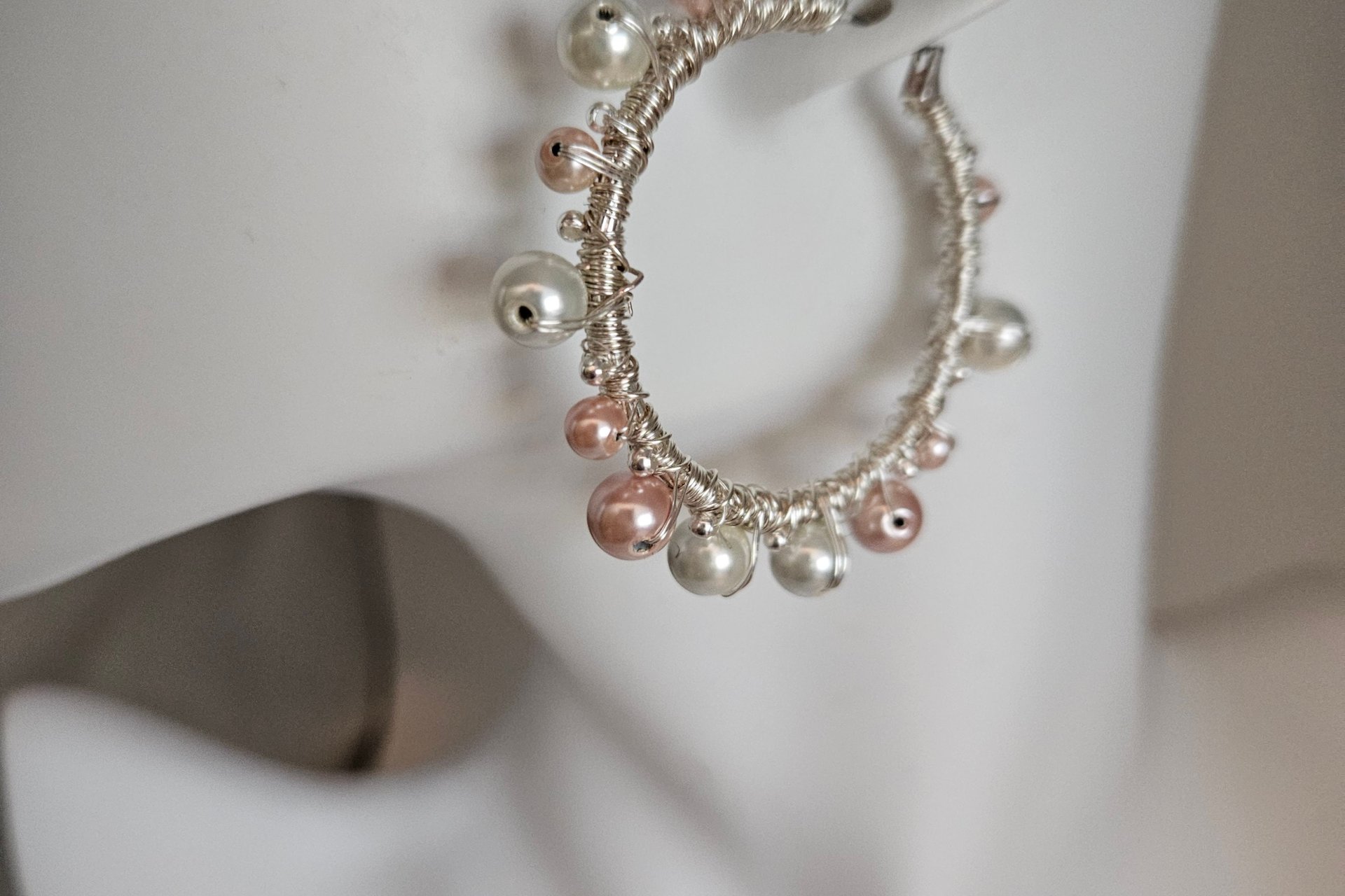 Enchanting Magnetic Pearl Hoops