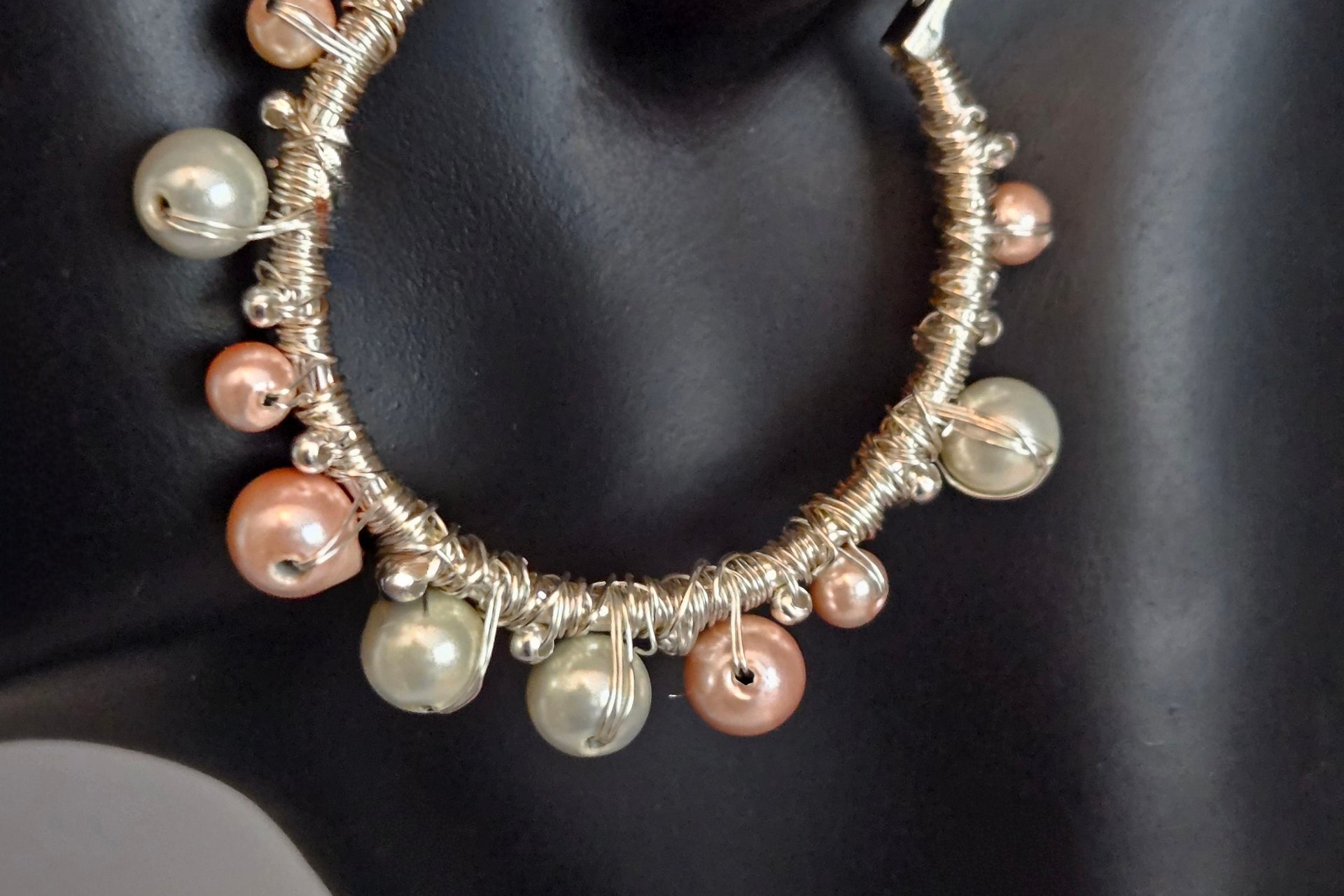 Enchanting Magnetic Pearl Hoops