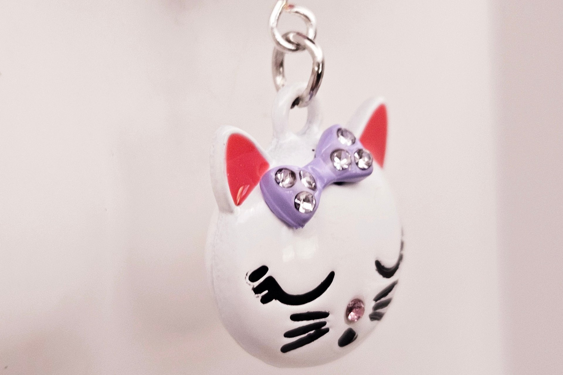 Kitty in Pink Earrings for Little or Big Girls