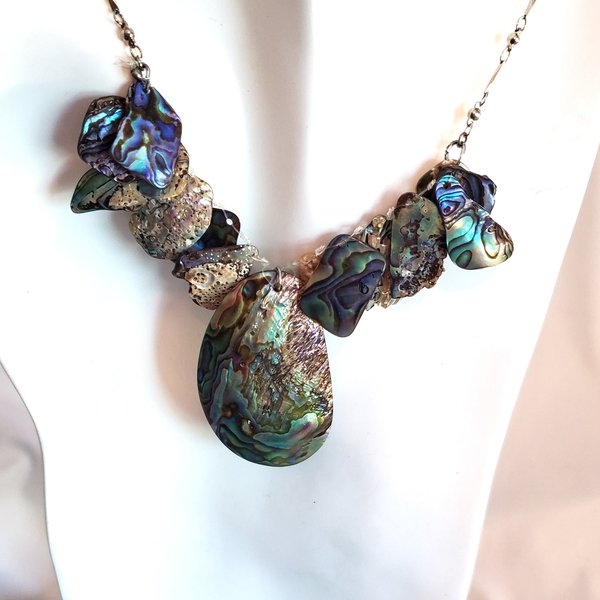 Seaglow Abalone Jewelry Set