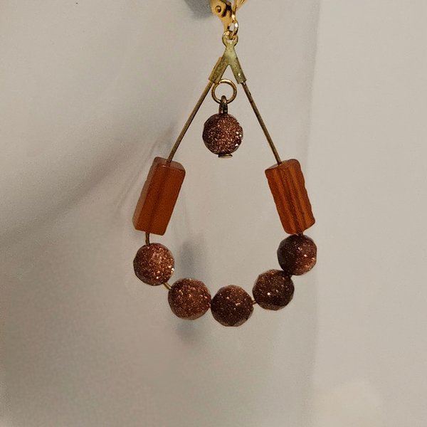 Radiant Dawn Sunstone Earrings