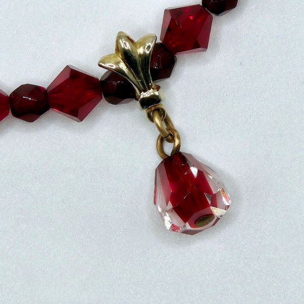 Scarlet Swarovski Elegance Necklace