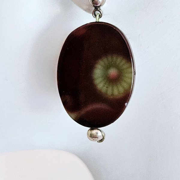 Earthly Garden Glass Earrings