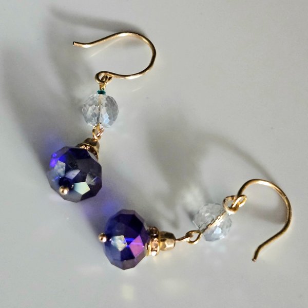 Purple Plum Glow Earrings