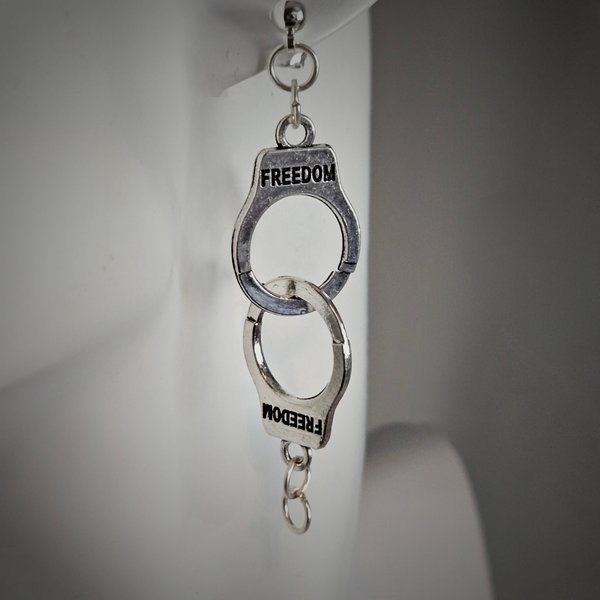 Freedom Handcuff Earrings