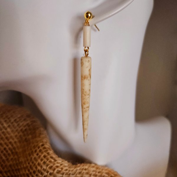 Primal Spike style Bone Earrings